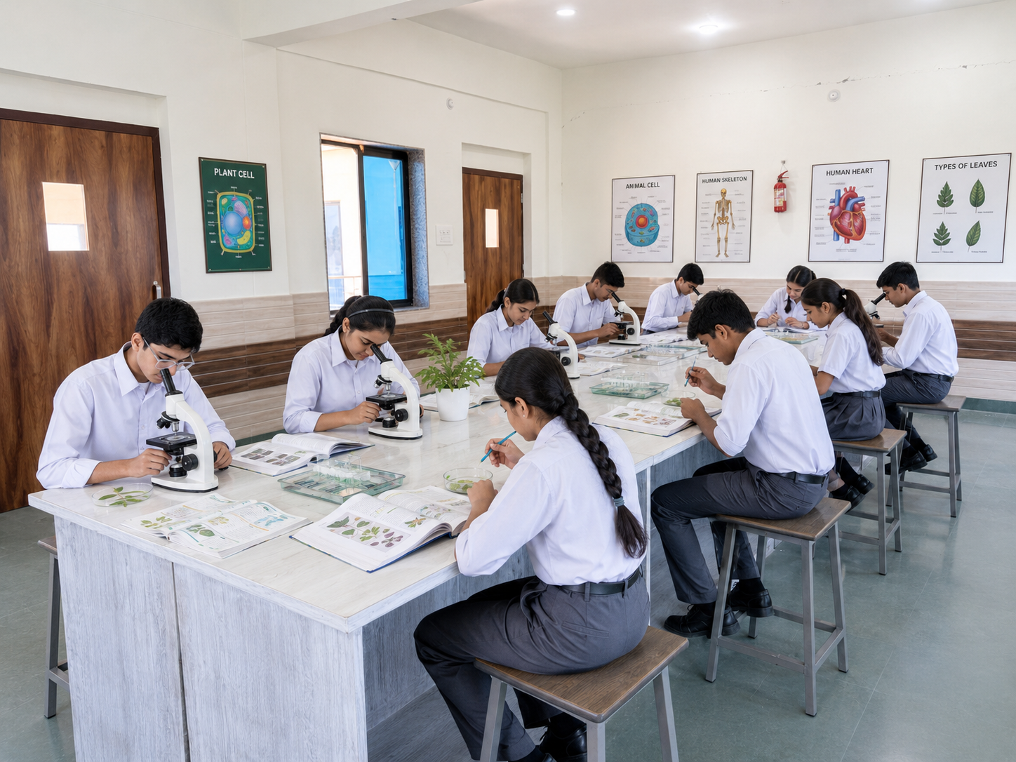 Senior Secondary learning at Aakriti Vidya Bhawan