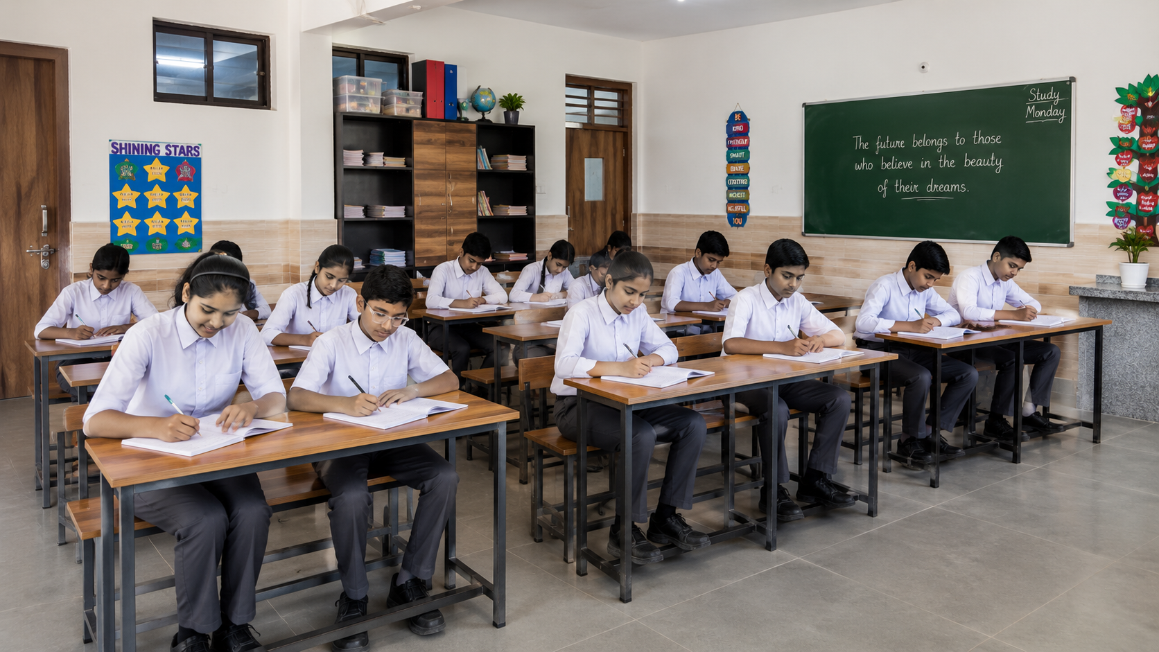 Secondary learning at Aakriti Vidya Bhawan